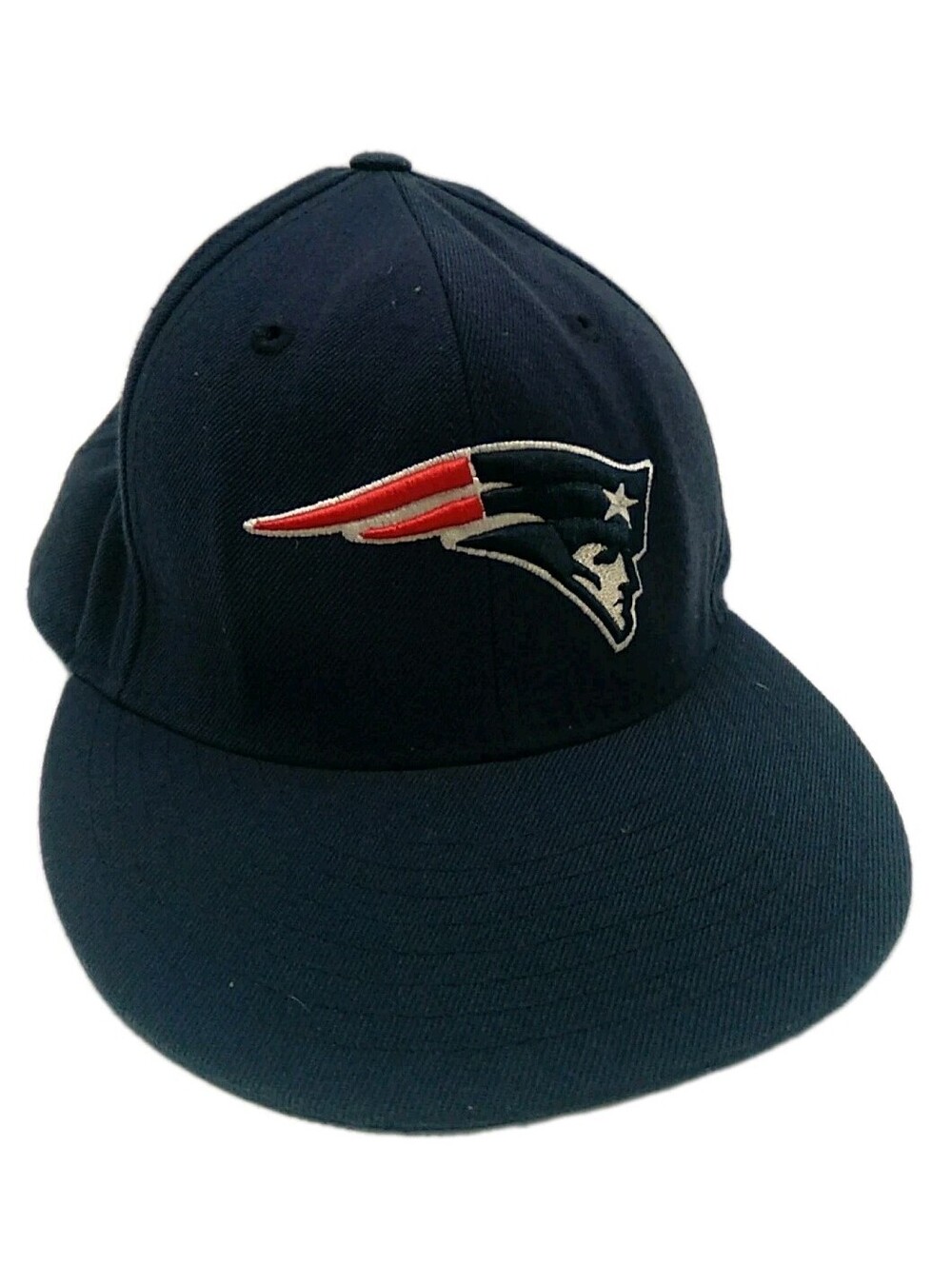 Reebok New England Patriots Hat Size 7 3/4 Cap Fitted NFL Logo Outdoor Casual